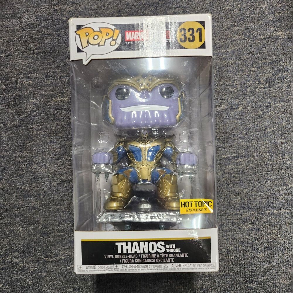 Funko Pop! Marvel Studios 331 Thanos With Throne Hot Topic Exclusive